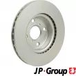 Jeu de 2 disques de frein avant JP GROUP 4863101700 - Visuel 2