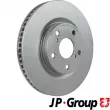 Jeu de 2 disques de frein avant JP GROUP 4863101800 - Visuel 1