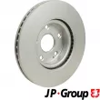 Jeu de 2 disques de frein avant JP GROUP 4863101900 - Visuel 2
