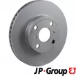 Jeu de 2 disques de frein avant JP GROUP 4863102100 - Visuel 1