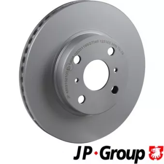 Jeu de 2 disques de frein avant JP GROUP 4863102100
