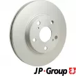 Jeu de 2 disques de frein avant JP GROUP 4863102600 - Visuel 1