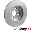 Jeu de 2 disques de frein avant JP GROUP 4863102900 - Visuel 2