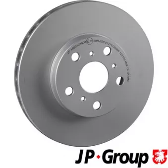 Jeu de 2 disques de frein avant JP GROUP 4863103000