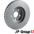 Jeu de 2 disques de frein avant JP GROUP 4863103800 - Visuel 2