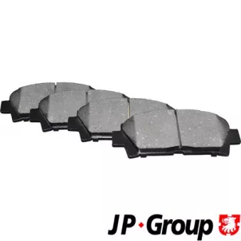 Jeu de 4 plaquettes de frein avant JP GROUP 4863600110