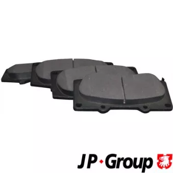 Jeu de 4 plaquettes de frein avant JP GROUP 4863600710