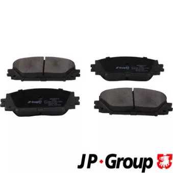 Jeu de 4 plaquettes de frein avant JP GROUP 4863601210