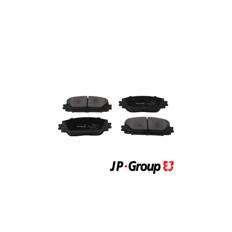 Jeu de 4 plaquettes de frein avant JP GROUP 4863601210