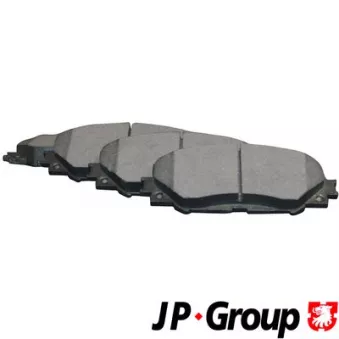 Jeu de 4 plaquettes de frein avant JP GROUP 4863601310