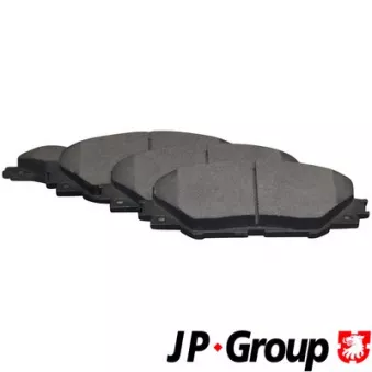 Jeu de 4 plaquettes de frein avant JP GROUP 4863601410