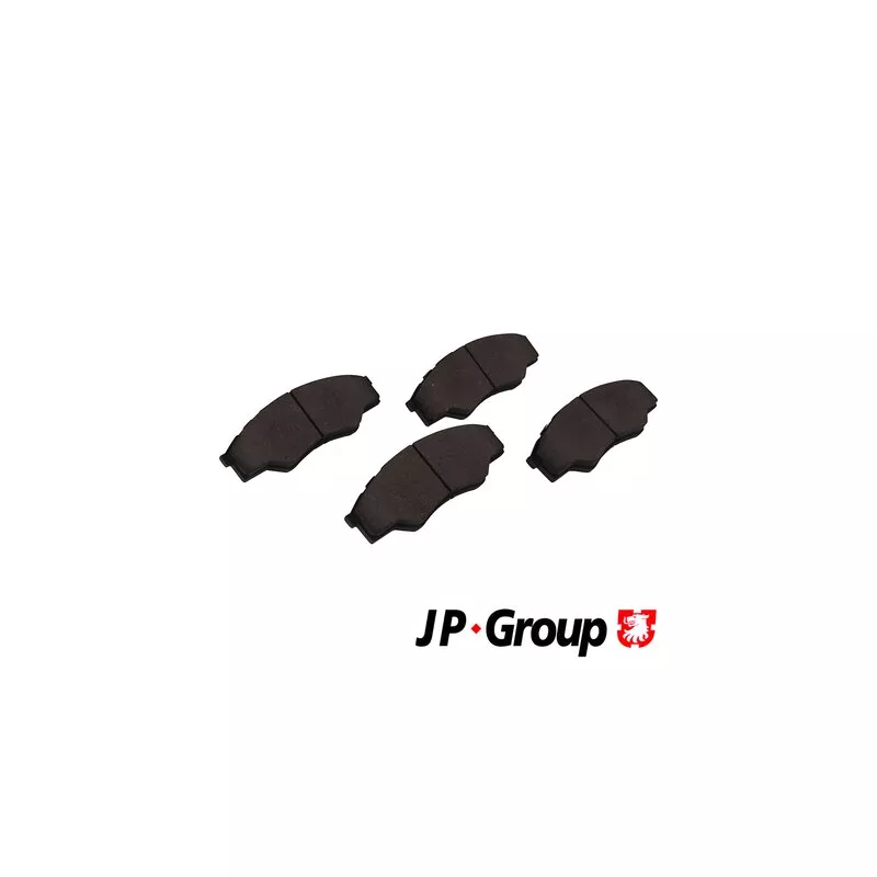 Jeu de 4 plaquettes de frein avant JP GROUP 4863601510