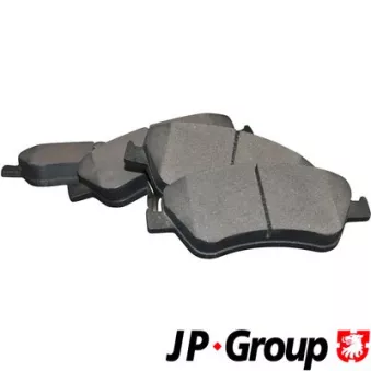 Jeu de 4 plaquettes de frein avant JP GROUP 4863601810