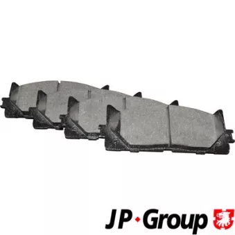 Jeu de 4 plaquettes de frein avant JP GROUP 4863603210