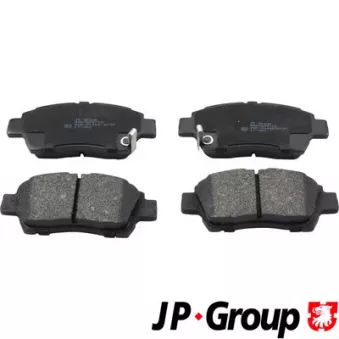 Jeu de 4 plaquettes de frein avant JP GROUP 4863603710