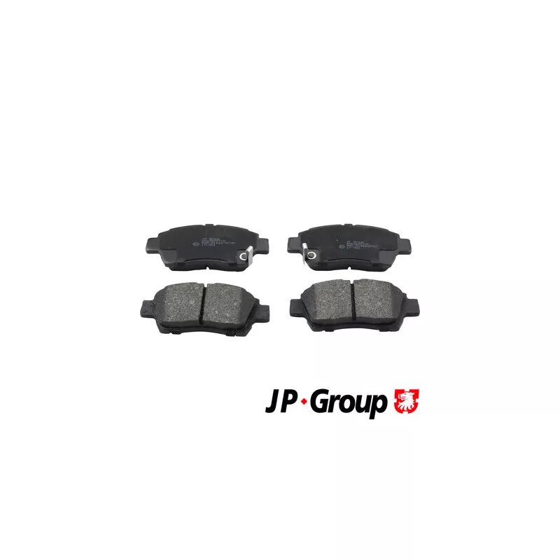 Jeu de 4 plaquettes de frein avant JP GROUP 4863603710
