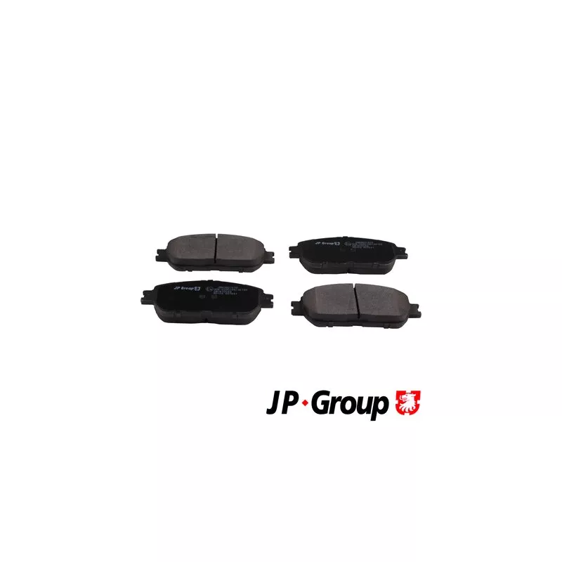Jeu de 4 plaquettes de frein avant JP GROUP 4863607410
