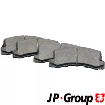 Jeu de 4 plaquettes de frein arrière JP GROUP 4863700110