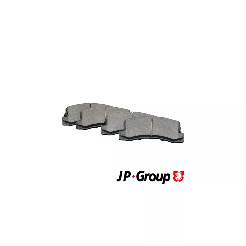 Jeu de 4 plaquettes de frein arrière JP GROUP 4863700110