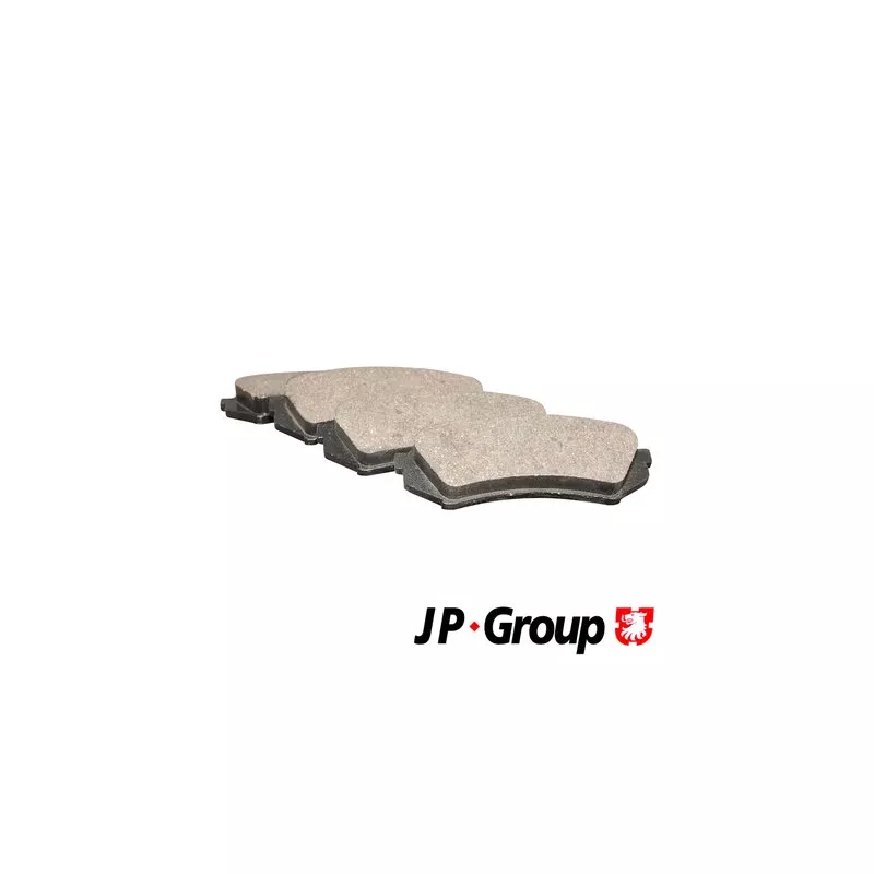 Jeu de 4 plaquettes de frein arrière JP GROUP 4863700410