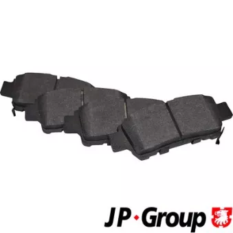 Jeu de 4 plaquettes de frein arrière JP GROUP 4863700510