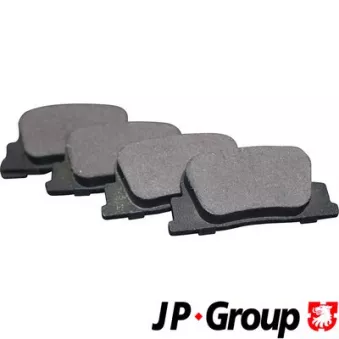 Jeu de 4 plaquettes de frein arrière JP GROUP 4863700610
