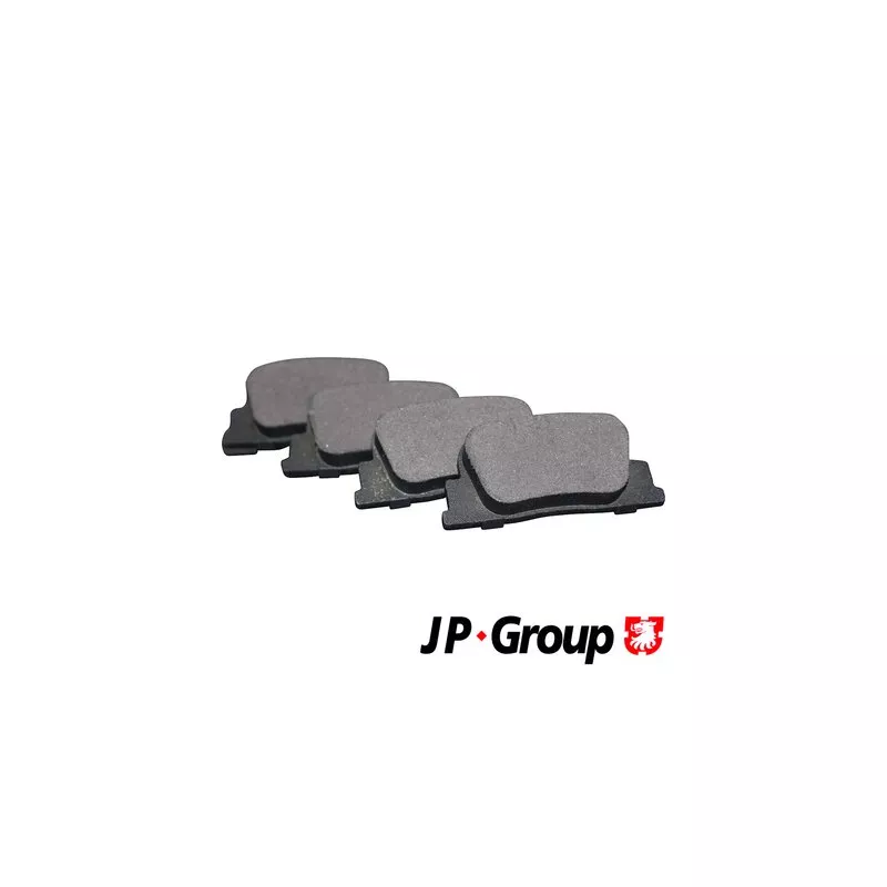 Jeu de 4 plaquettes de frein arrière JP GROUP 4863700610