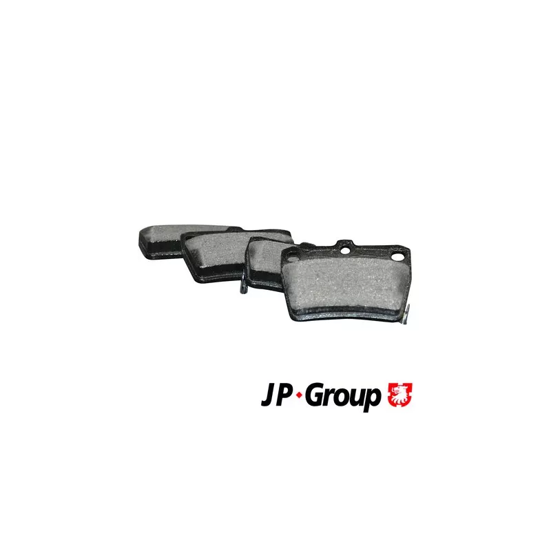Jeu de 4 plaquettes de frein arrière JP GROUP 4863701210