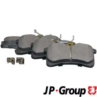 Jeu de 4 plaquettes de frein arrière JP GROUP 4863701510