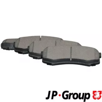 Jeu de 4 plaquettes de frein arrière JP GROUP 4863701710