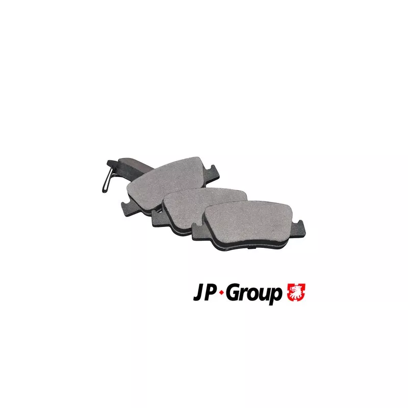 Jeu de 4 plaquettes de frein arrière JP GROUP 4863701910