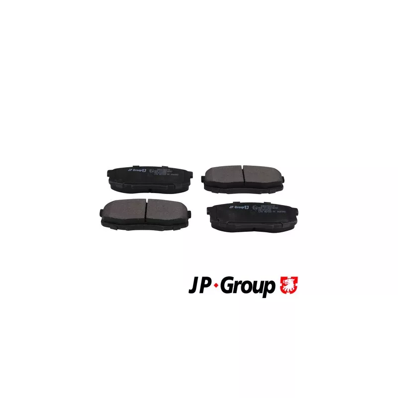 Jeu de 4 plaquettes de frein arrière JP GROUP 4863702210