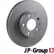 Jeu de 2 disques de frein avant JP GROUP 4963100400 - Visuel 1