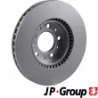 Jeu de 2 disques de frein avant JP GROUP 4963100400 - Visuel 2