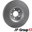 Jeu de 2 disques de frein avant JP GROUP 4963100800 - Visuel 2