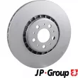 Jeu de 2 disques de frein avant JP GROUP 4963100900 - Visuel 1