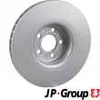 Jeu de 2 disques de frein avant JP GROUP 4963100900 - Visuel 2