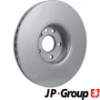 Jeu de 2 disques de frein avant JP GROUP 4963101200 - Visuel 2