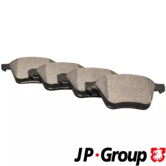 Jeu de 4 plaquettes de frein avant JP GROUP 4963600610