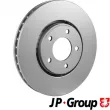 Jeu de 2 disques de frein avant JP GROUP 5063100400 - Visuel 1