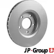 Jeu de 2 disques de frein avant JP GROUP 5063100400 - Visuel 2