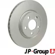 Jeu de 2 disques de frein avant JP GROUP 5063100600 - Visuel 1