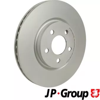 Jeu de 2 disques de frein avant JP GROUP 5063100600