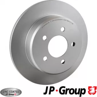 Jeu de 2 disques de frein avant JP GROUP