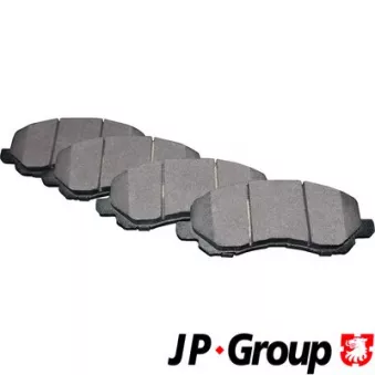 Jeu de 4 plaquettes de frein avant JP GROUP 5063600910
