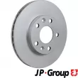 Jeu de 2 disques de frein avant JP GROUP 5163100200 - Visuel 1