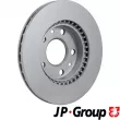 Jeu de 2 disques de frein avant JP GROUP 5163100200 - Visuel 2