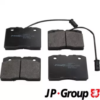 Jeu de 4 plaquettes de frein avant JP GROUP 5363600110