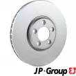 Jeu de 2 disques de frein avant JP GROUP 5463100500 - Visuel 1