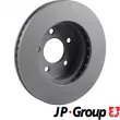 Jeu de 2 disques de frein avant JP GROUP 5563100300 - Visuel 2